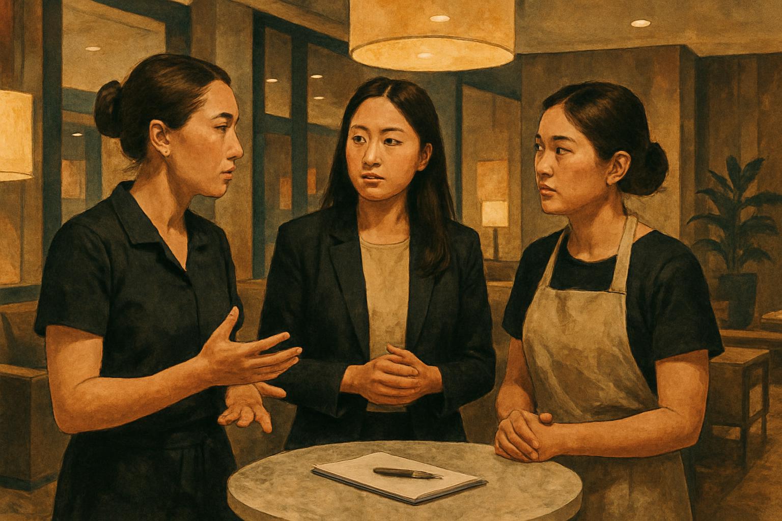 酒店姊妹圈互動與管理技巧示意圖