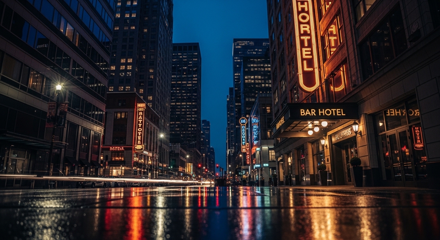 醫師夫妻相關的酒店經紀互動與專業場景示意圖