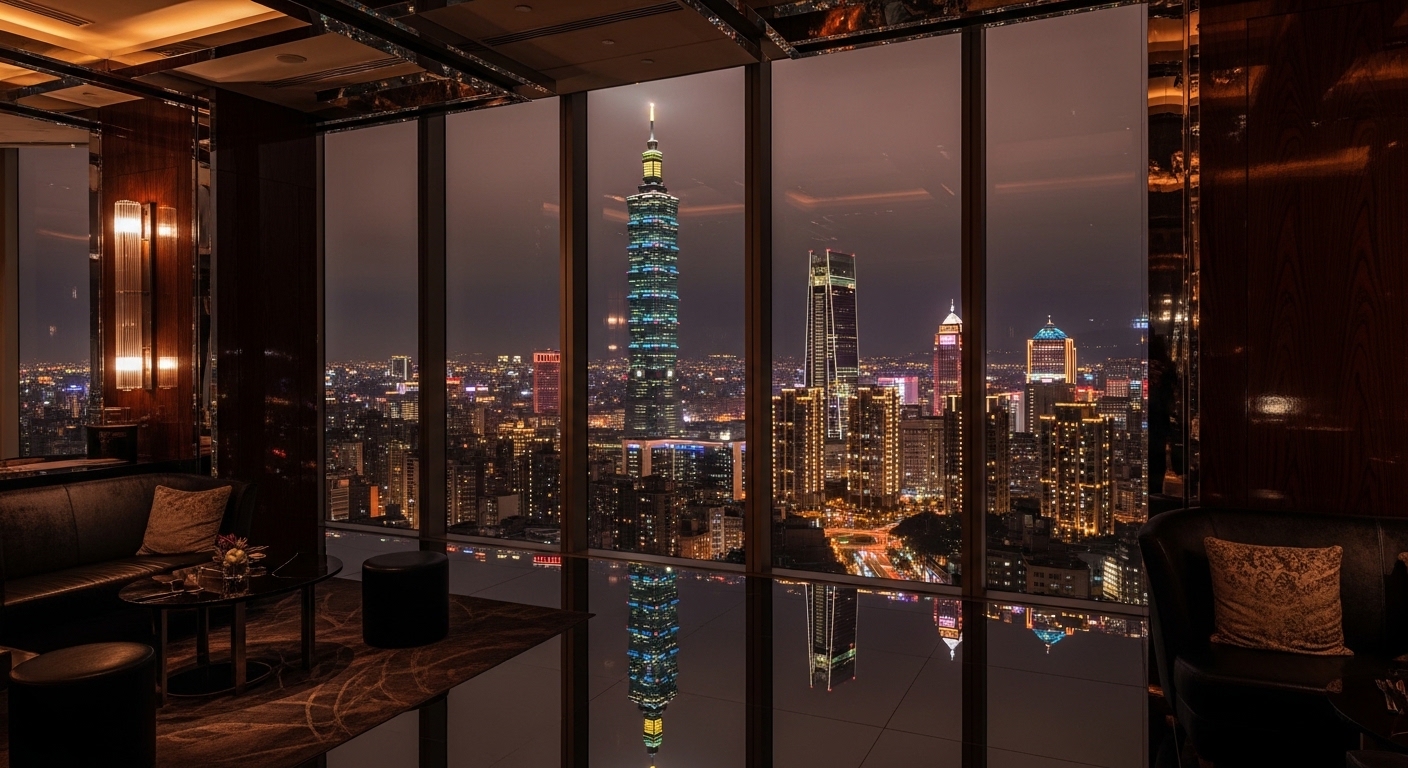 酒店經紀職涯指引的夜城市景與時尚風格