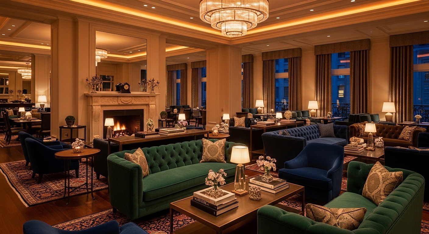 大安區酒店夜間景觀與會所風貌，忠孝復興及信義安和周邊商圈氛圍