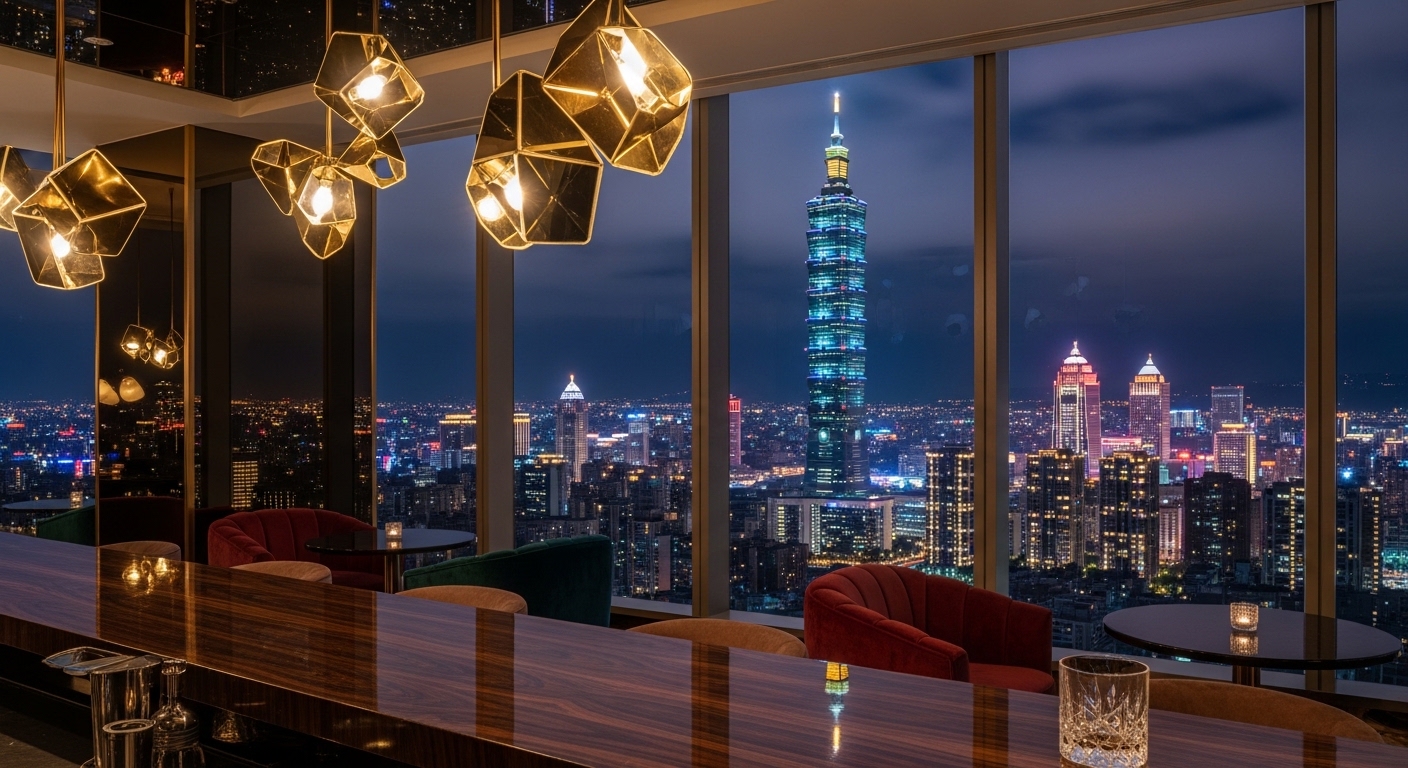 酒店嫁豪門主題的夜景與高檔酒店風格示意