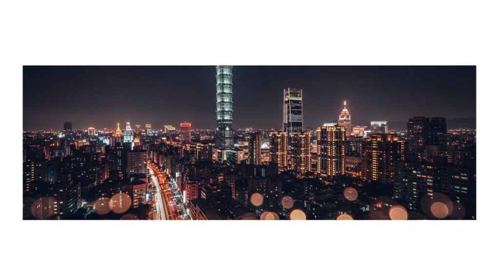 酒店經紀專業職涯場景示意，夜景與時尚風格