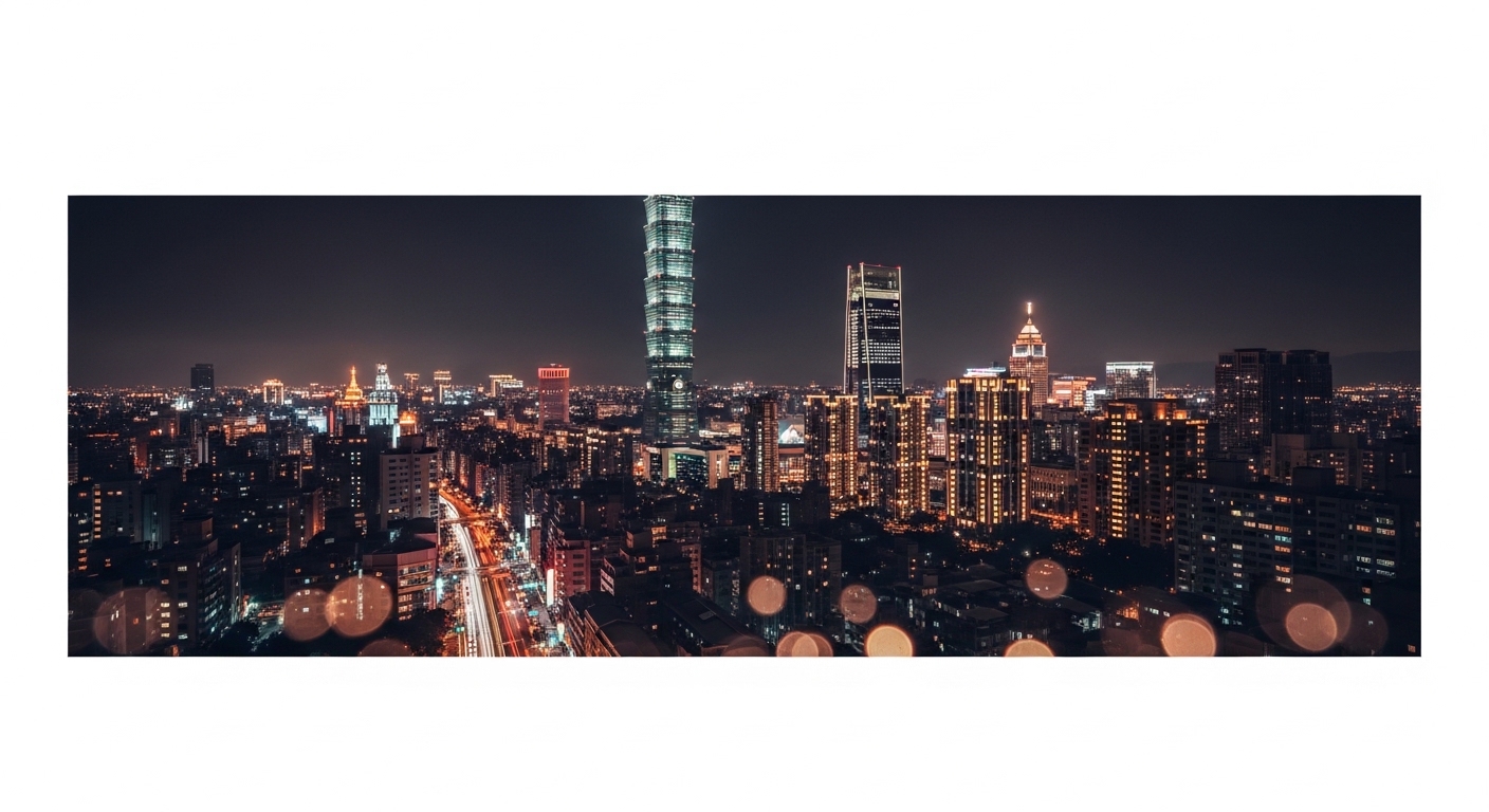 酒店經紀專業職涯場景示意，夜景與時尚風格