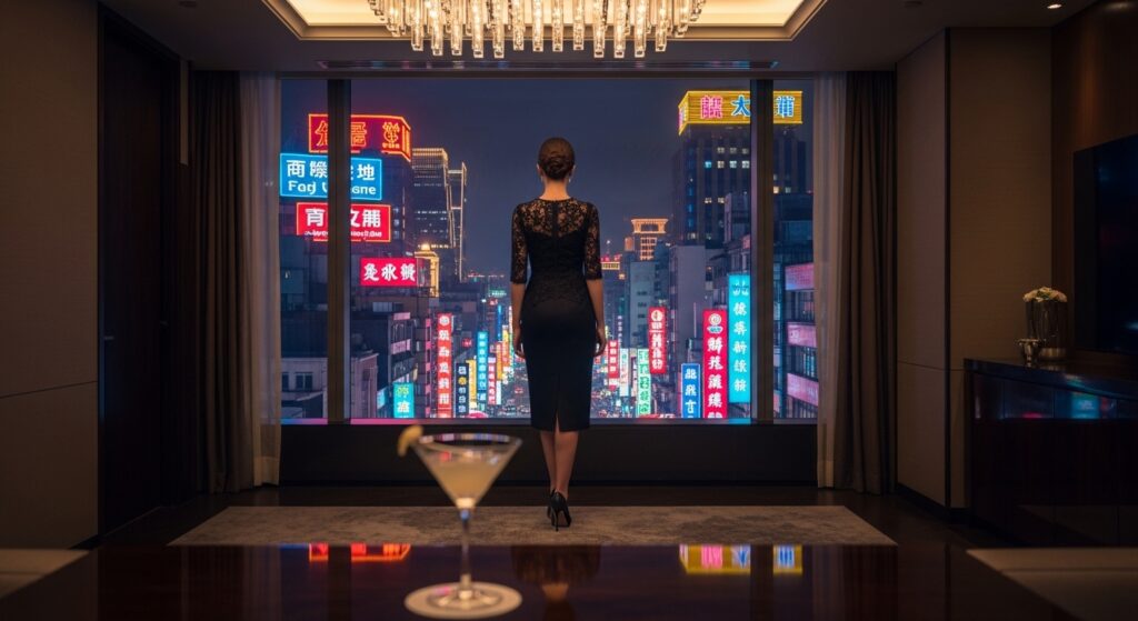 酒店敬酒相關高雅夜景與禮儀氛圍示意圖