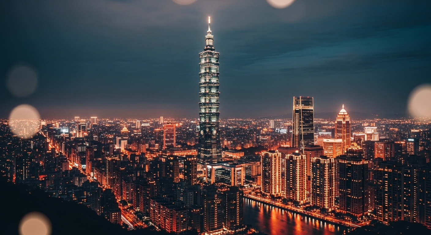 信義酒店區夜景與高端酒店風貌，信義酒店元素融入夜景