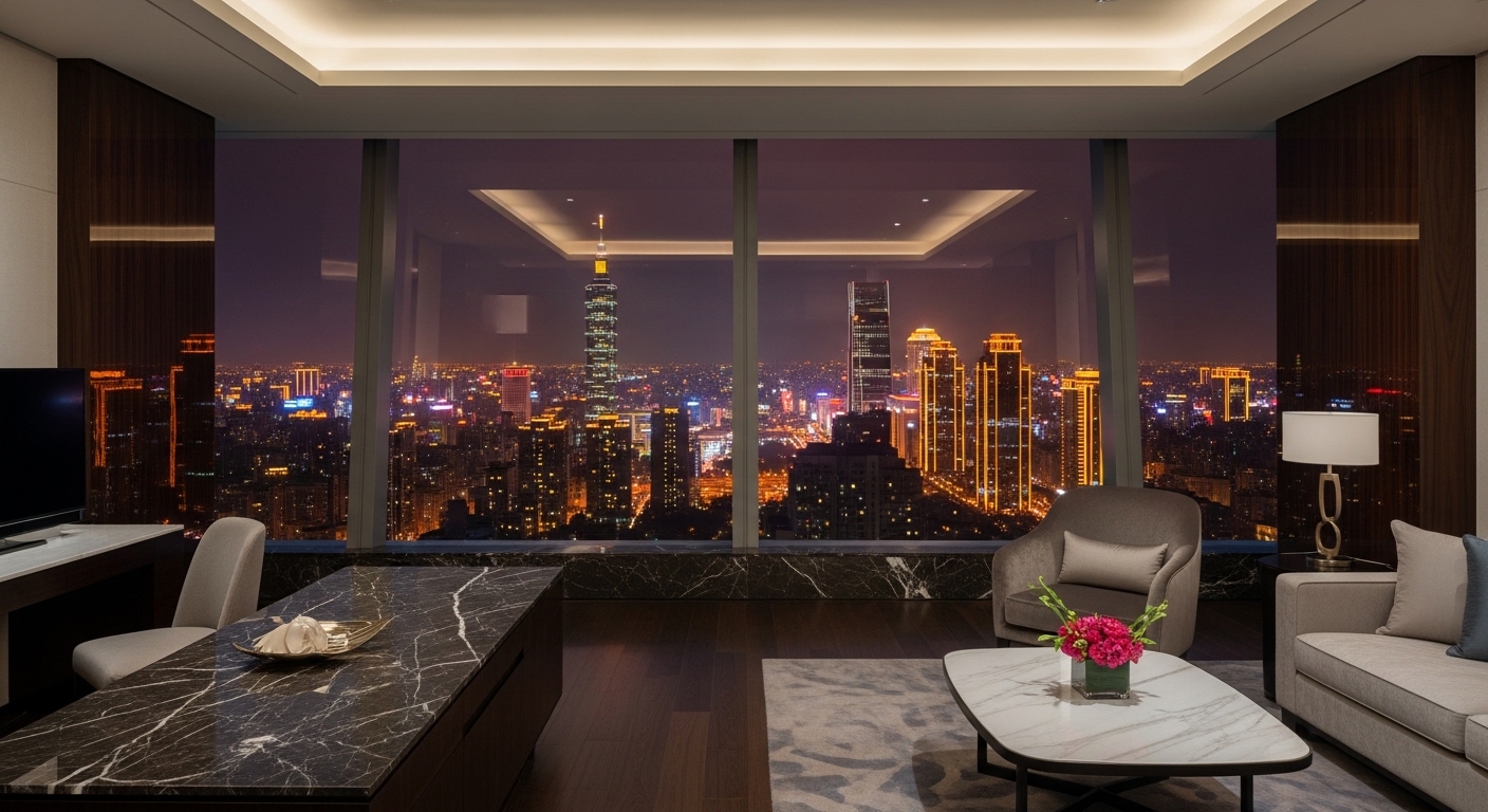 酒店經紀職涯指南：夜晚台北風情與專業職場形象