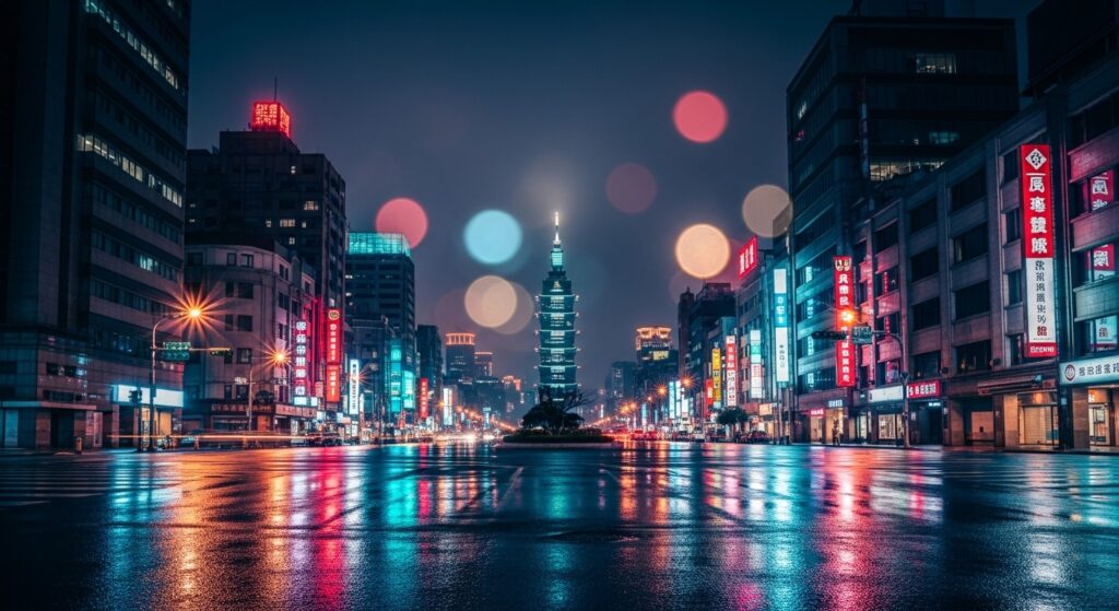 酒店節慶夜景與專業團隊形象