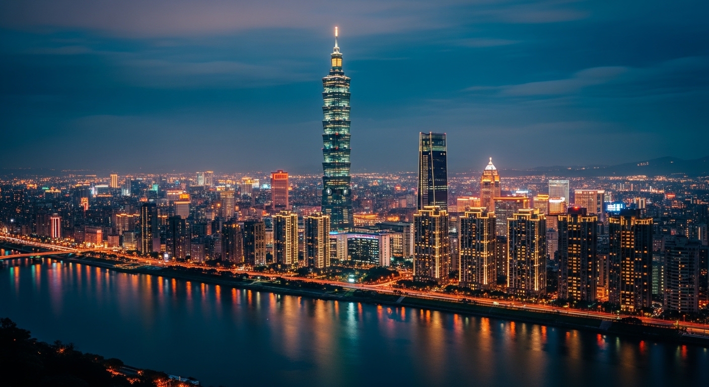 酒店經紀專業形象夜景與大都會風格