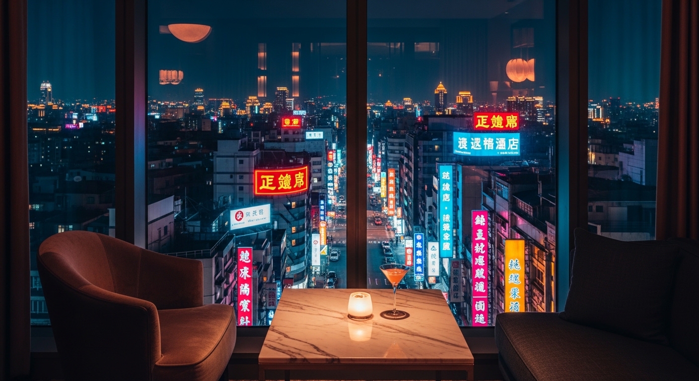 酒店置物櫃整理示意，展現高效收納與整齊空間