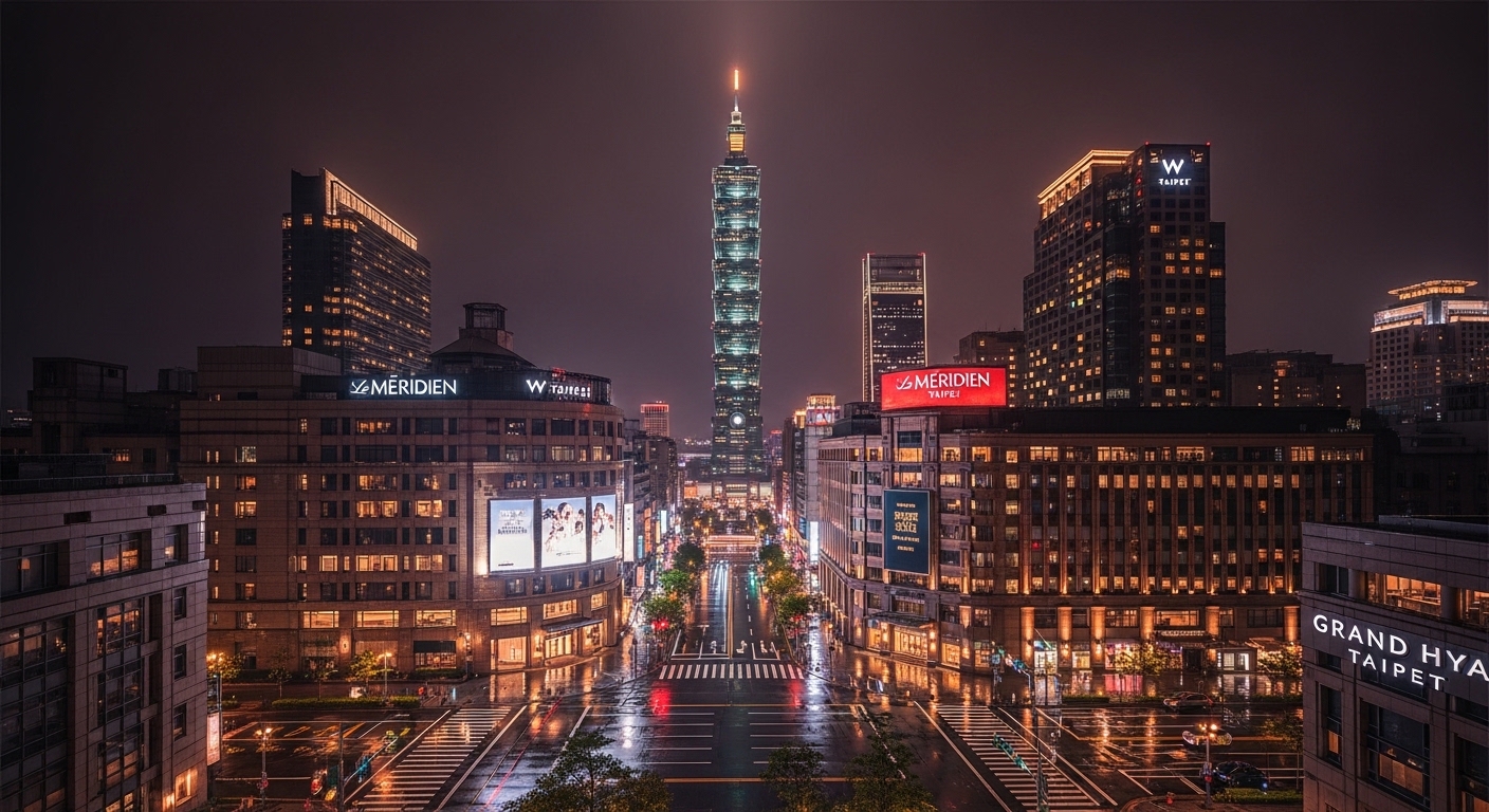 唯美酒店經紀相關職涯觀察的夜生活城市景觀圖像