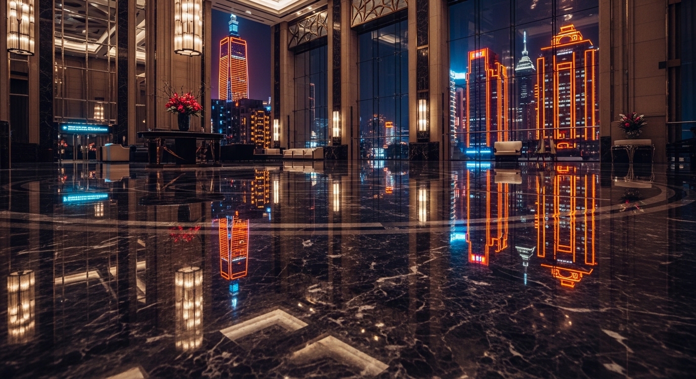 文山酒店與政大商圈夜景氛圍，夜間工作美學與專業形象