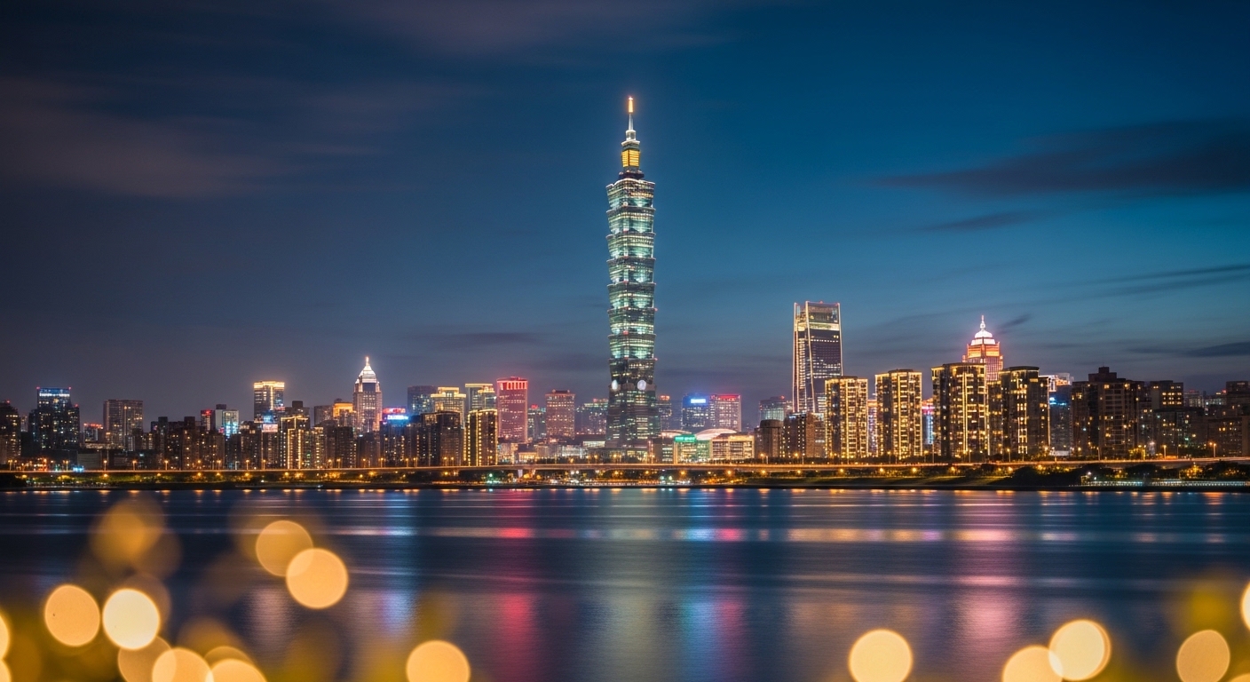 酒店聊天技巧的專業形象在夜晚都會空間，展現自信與專業