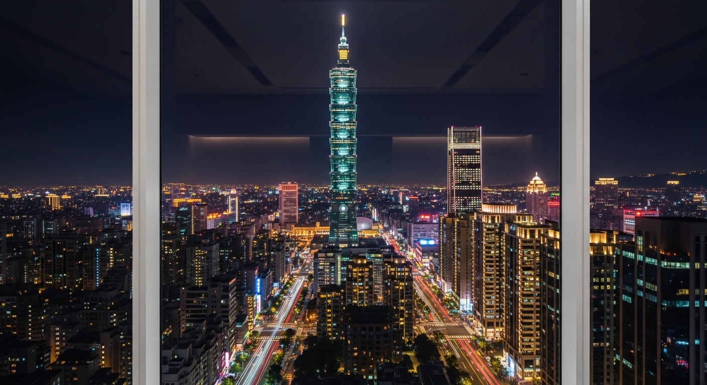 酒店戀愛主題：夜色台北與時尚氛圍的專業感