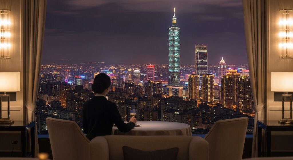 酒店難搞客人的實務情境與夜間台北風景