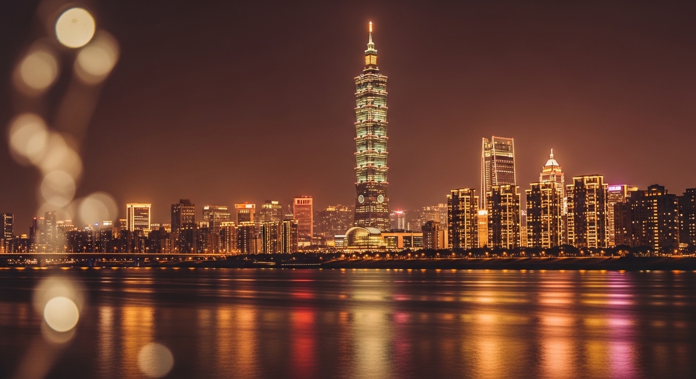 酒店經紀產業指引之夜晚台北都會景致與專業成長氛圍