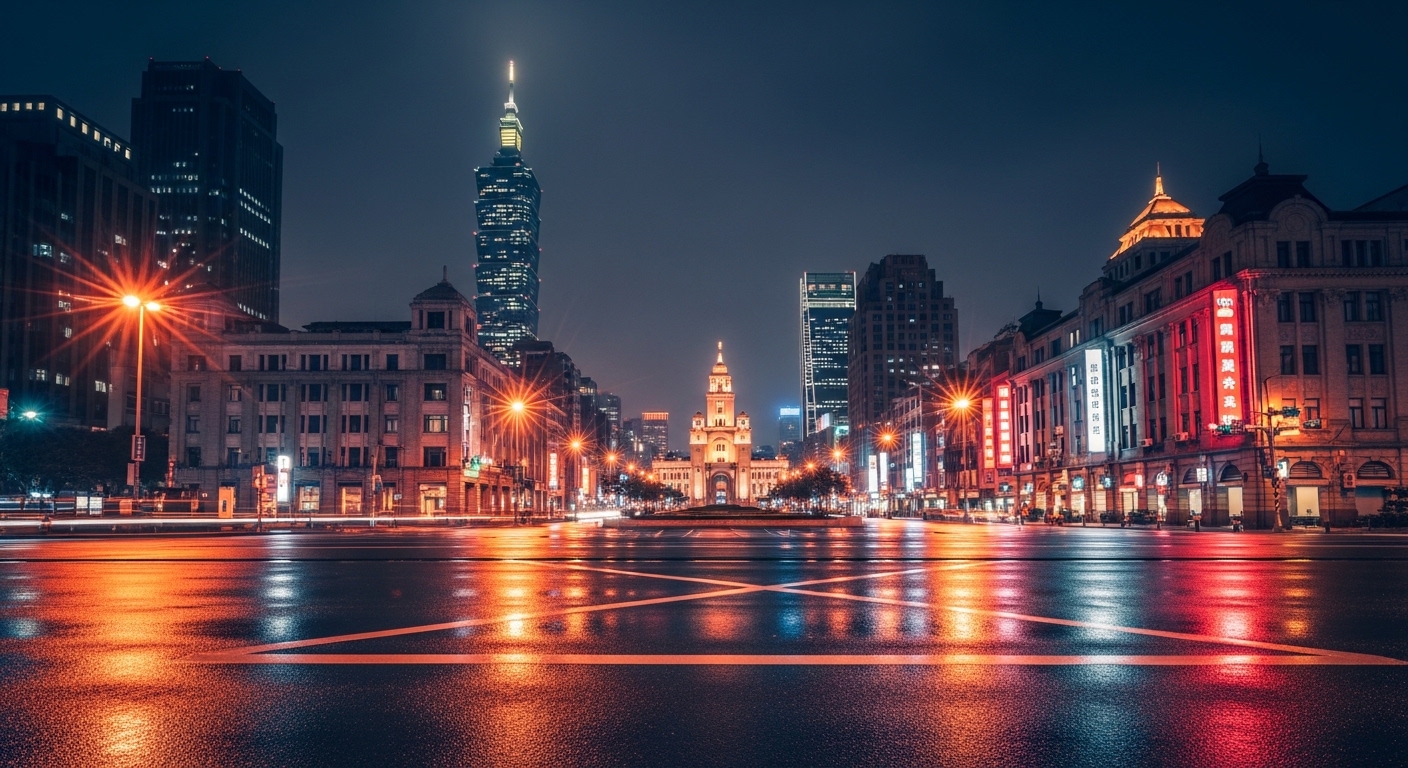 酒店經紀職涯指引：夜色中的專業與自信，台北夜景氛圍
