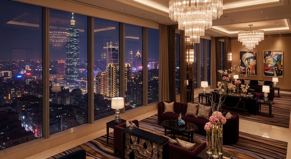 酒店興趣與成長：夜間工作相關的專業視覺示意