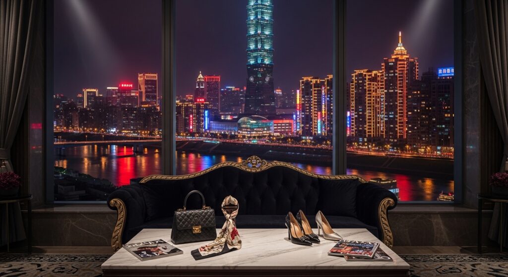 酒店高蛋白飲食概念在夜間城市景像中的思考