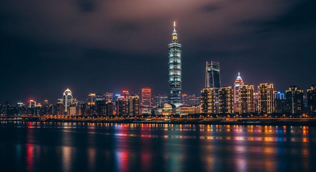 酒店斷食主題夜景，夜裡的姊妹在思考斷食策略與工作安排，突出酒店夜景與專業感