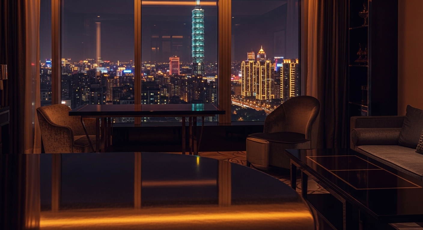 客人生日情境的唯美酒店風格示意，專業尊重並存