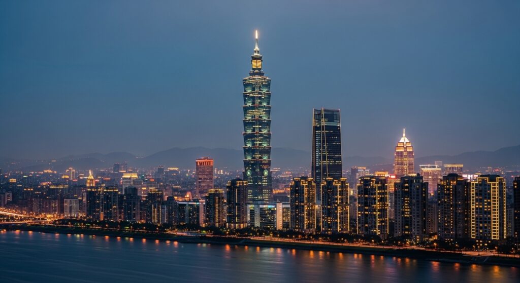 酒店年齡限制 主題夜晚台北夜景能源氛圍，專業感與風格化呈現