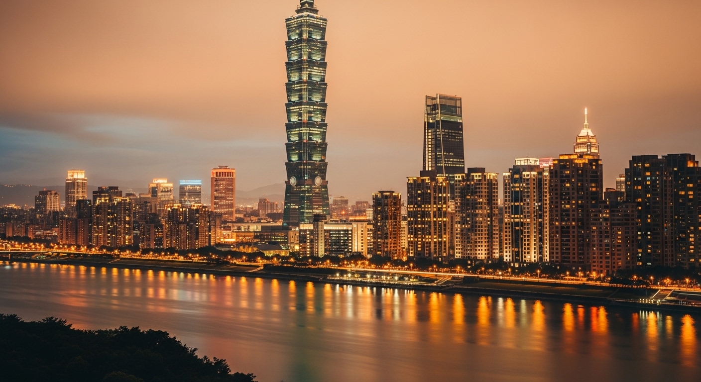 酒店第一晚後的新人在台北夜景前思考與成長，唯美風格