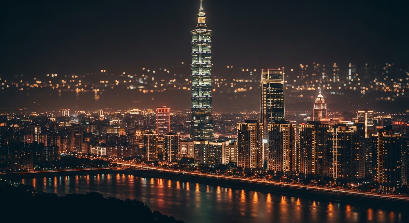 暑假酒店夜景氛圍與台北時尚風格