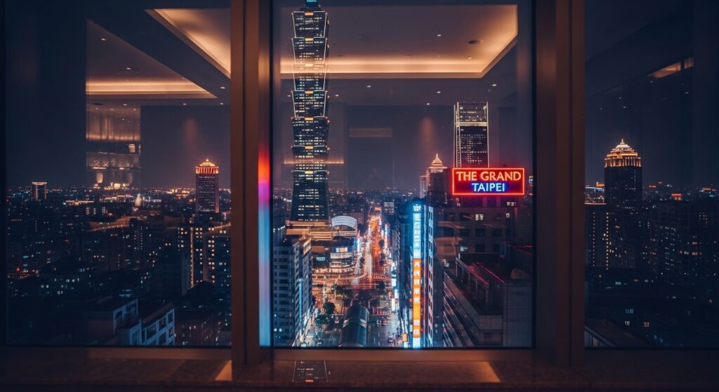 中正區酒店夜景與專業氛圍主題