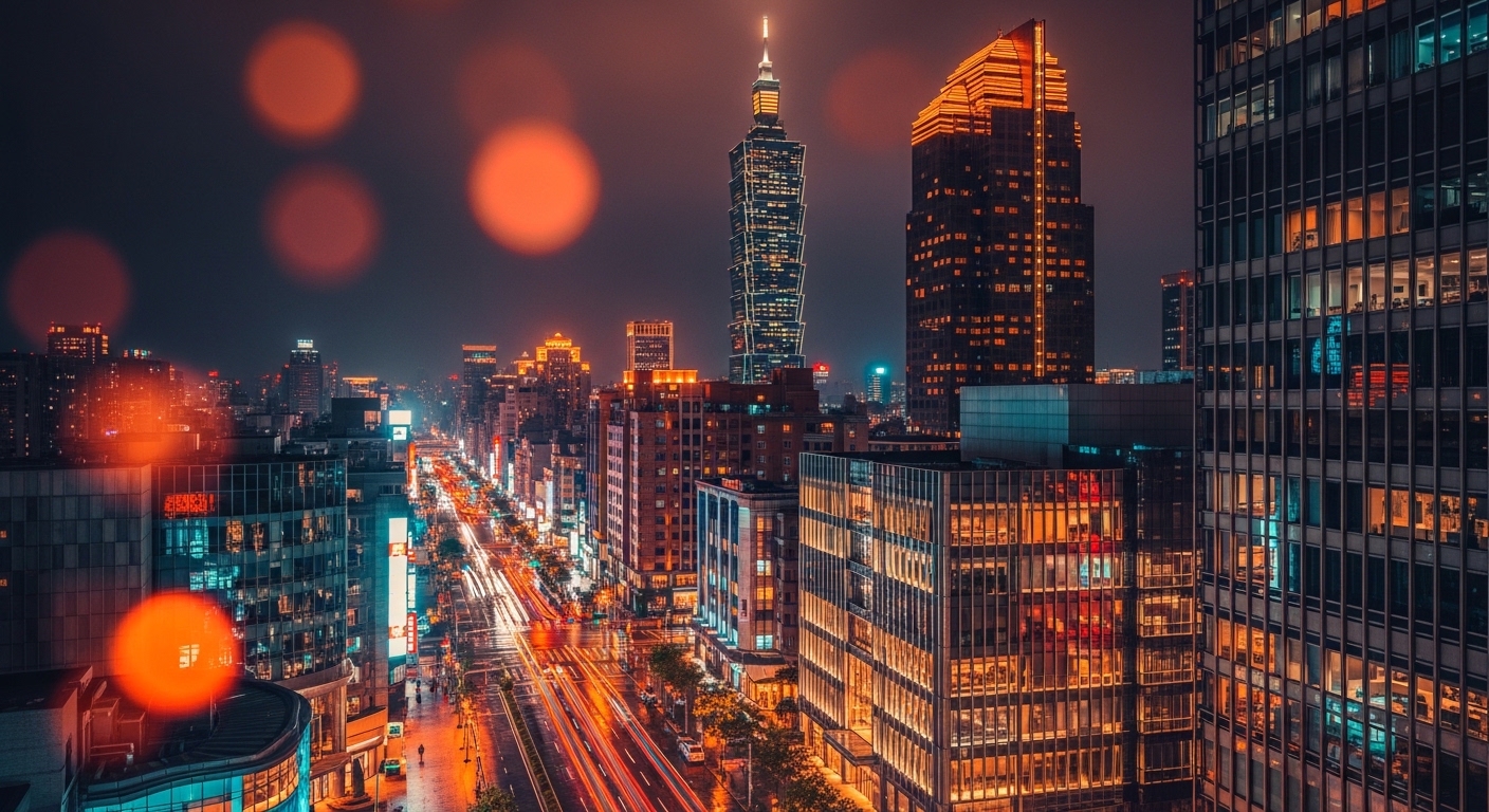 新進女性在酒店經紀產業工作場景與夜景特寫