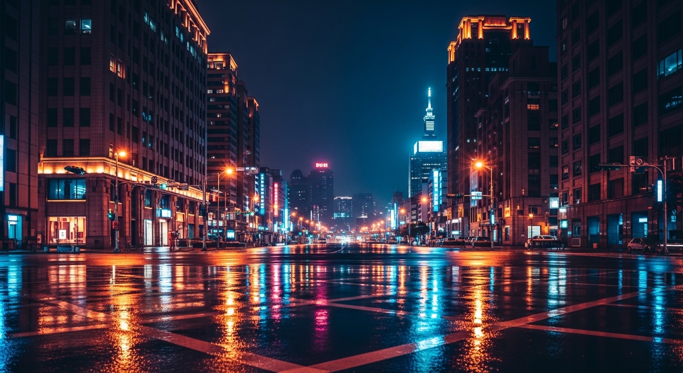 酒店經紀專業職涯指引：夜晚台北城市景觀