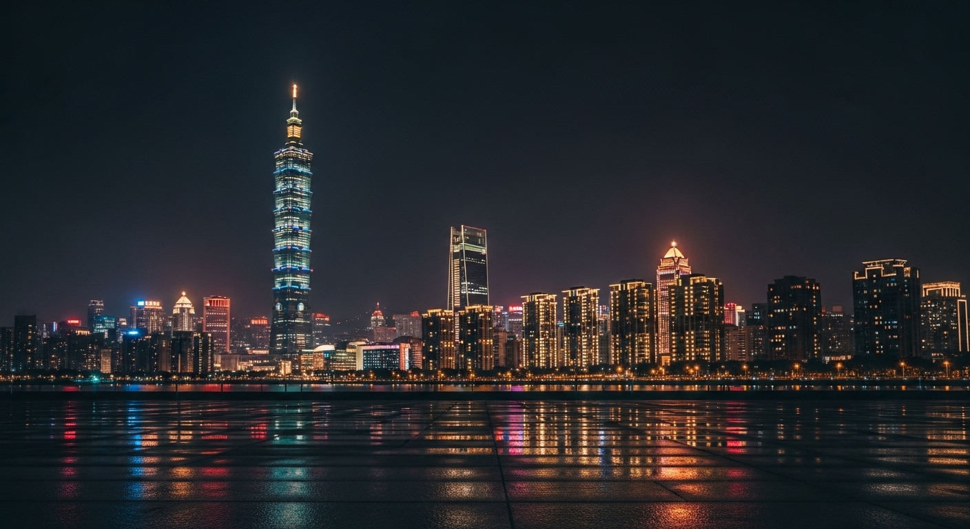 新人夜班適應中的夜間城市光影與工作場景示意