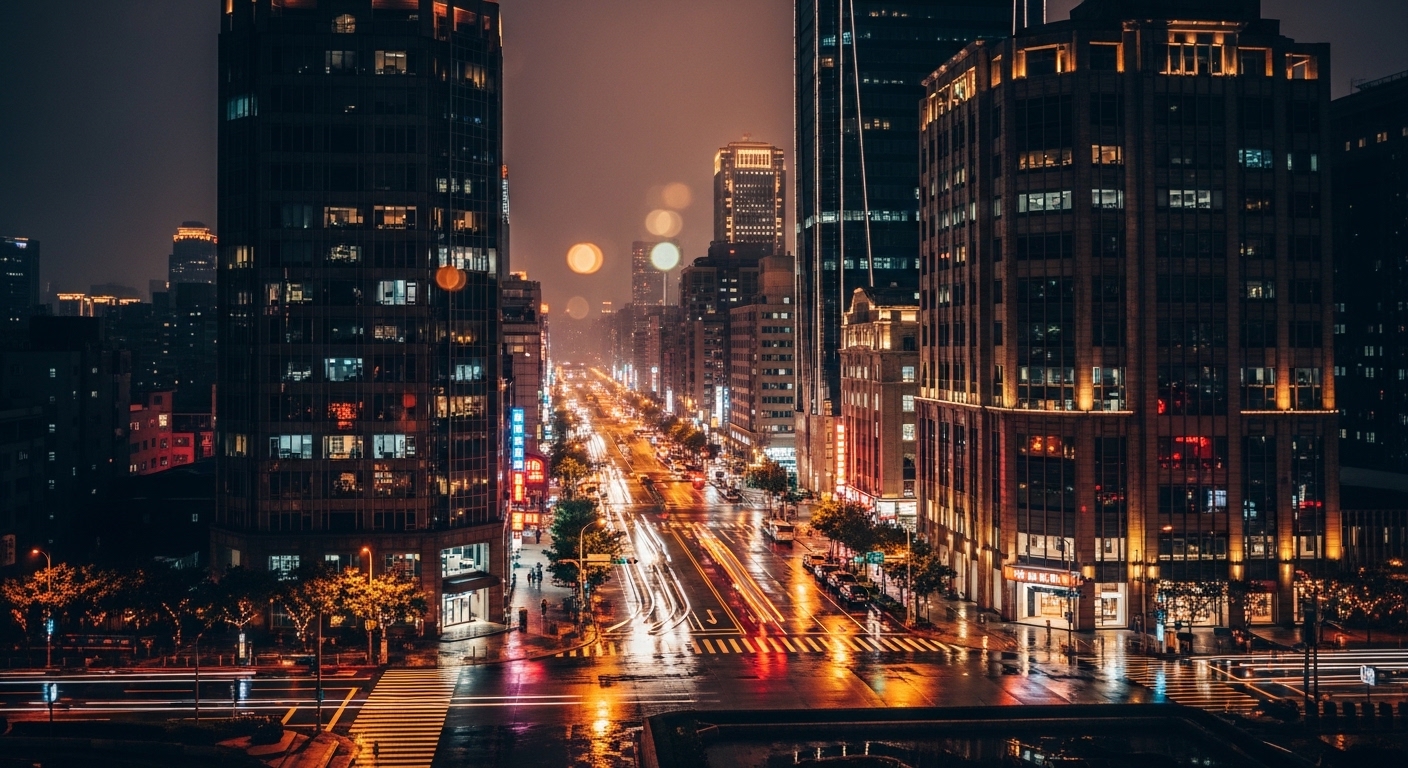 唯美 酒店經紀 專業觀察：夜晚台北城市天際線