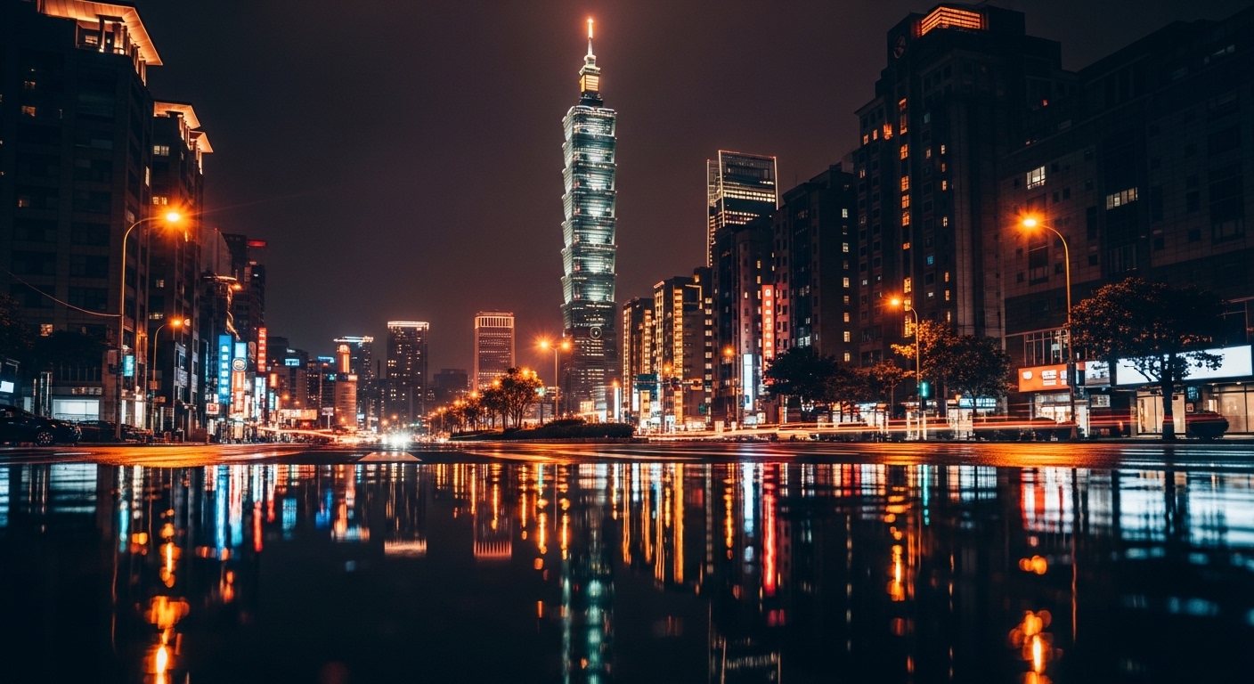 咖啡師背景的酒店轉職場景：夜景與專業服務氣息