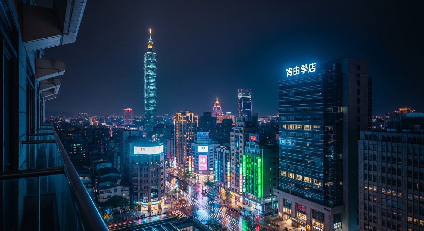 酒店經紀 行業風貌夜景台北