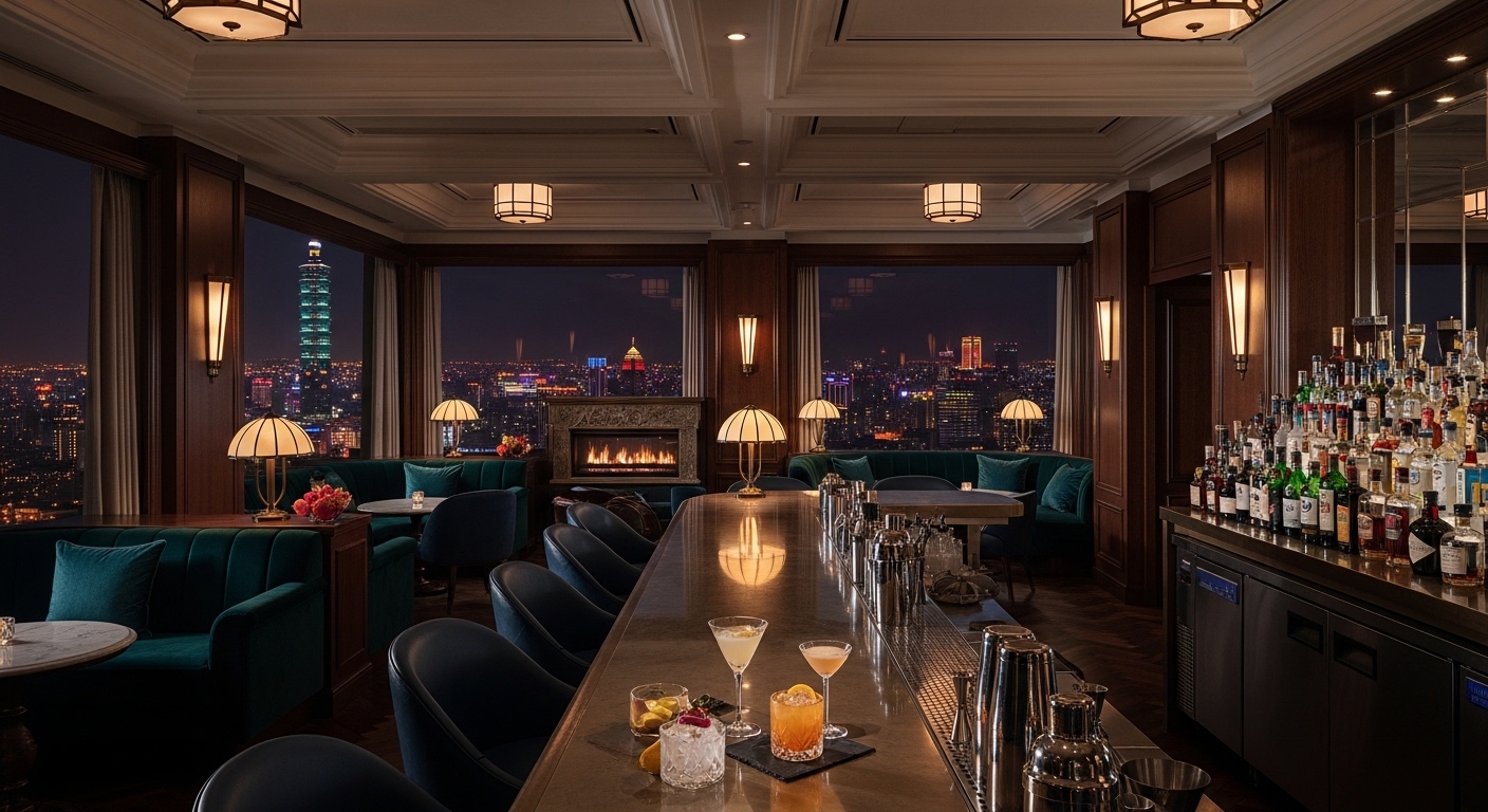 包桌客戶相關的姊妹分配與互動說明，夜晚台北場域