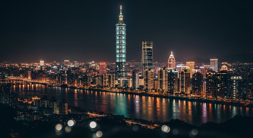 颱風酒店工作與天候安全要點的專業呈現，夜景與安全概念相呼應