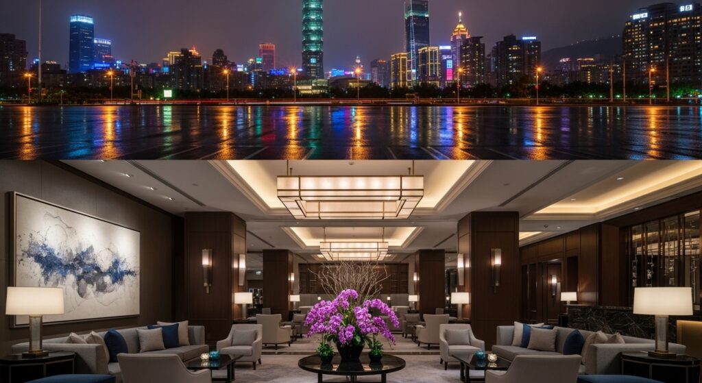 北投酒店 夜景與溫泉氛圍，展現歷史與現代的交融