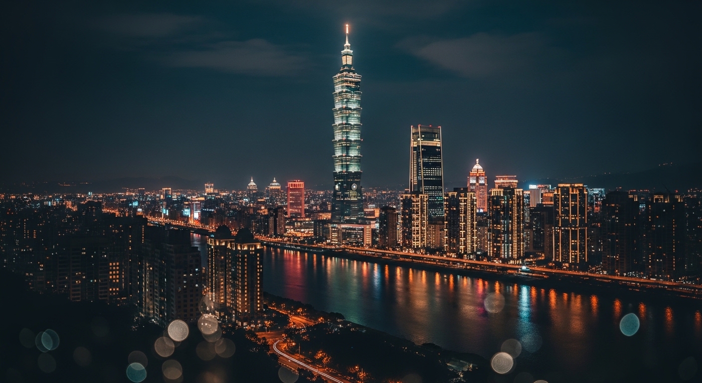 假日酒店 夜晚工作場景的專業與節奏，城市景觀背景