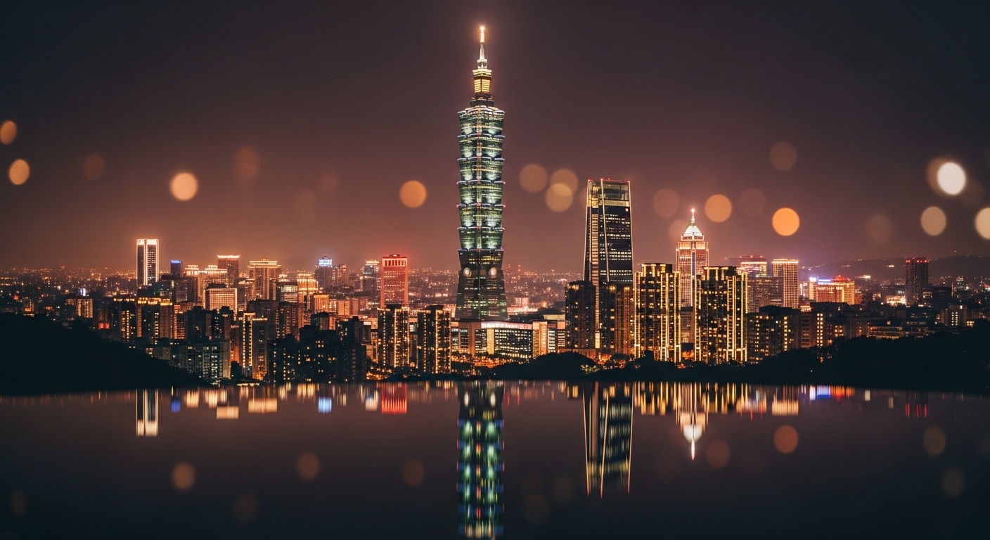 酒店經紀工作場景夜間城市風貌與專業職場氛圍