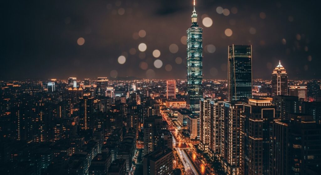 酒店懷孕退場相關情境的專業氛圍，夜景風格與高端感