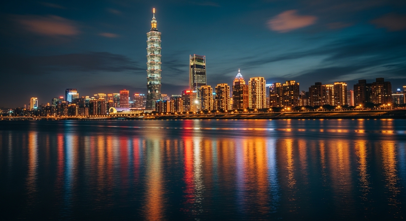 酒店經紀產業入門：夜晚台北街景與職涯視角