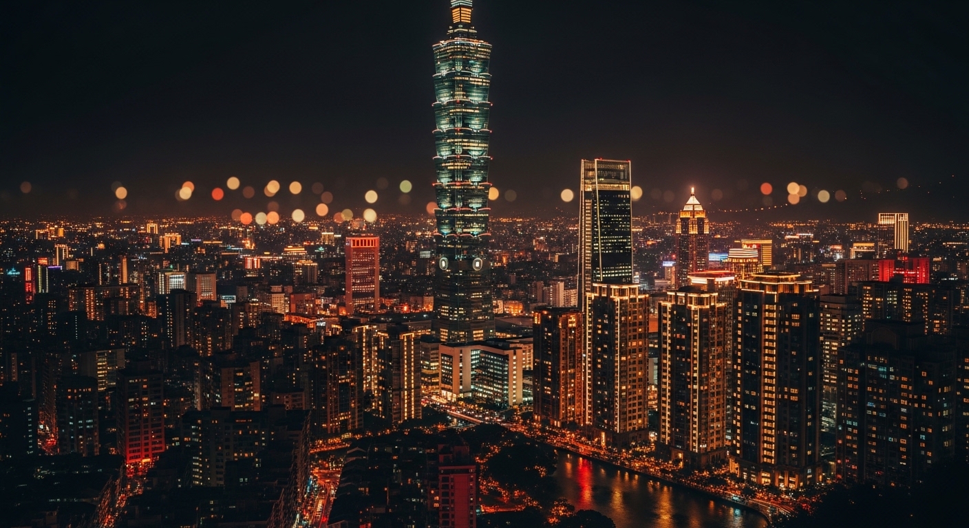 信義區夜景與信義酒店高端氛圍