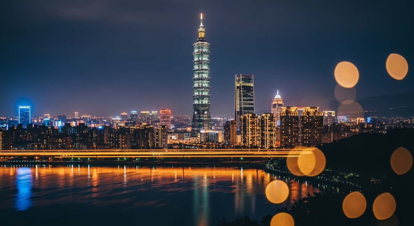 新人日領場景：夜晚台北城市風貌與酒店經紀工作風格