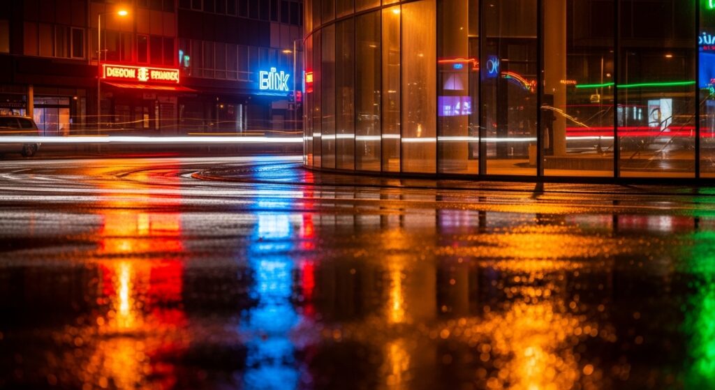 酒店退場失落 夜間台北城市光影