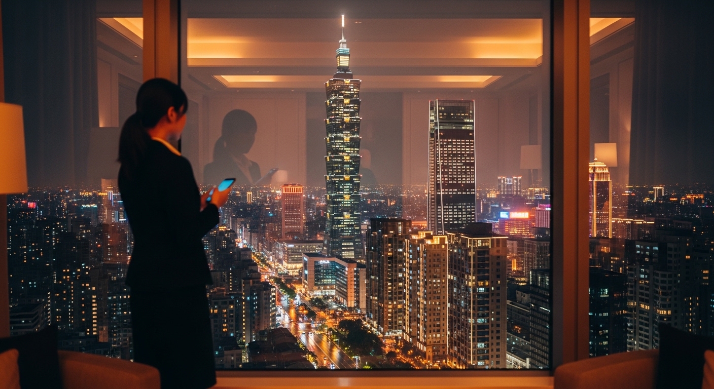 酒店退場職涯 設計師風格的姊妹在 Taipei 夜景前思考轉型