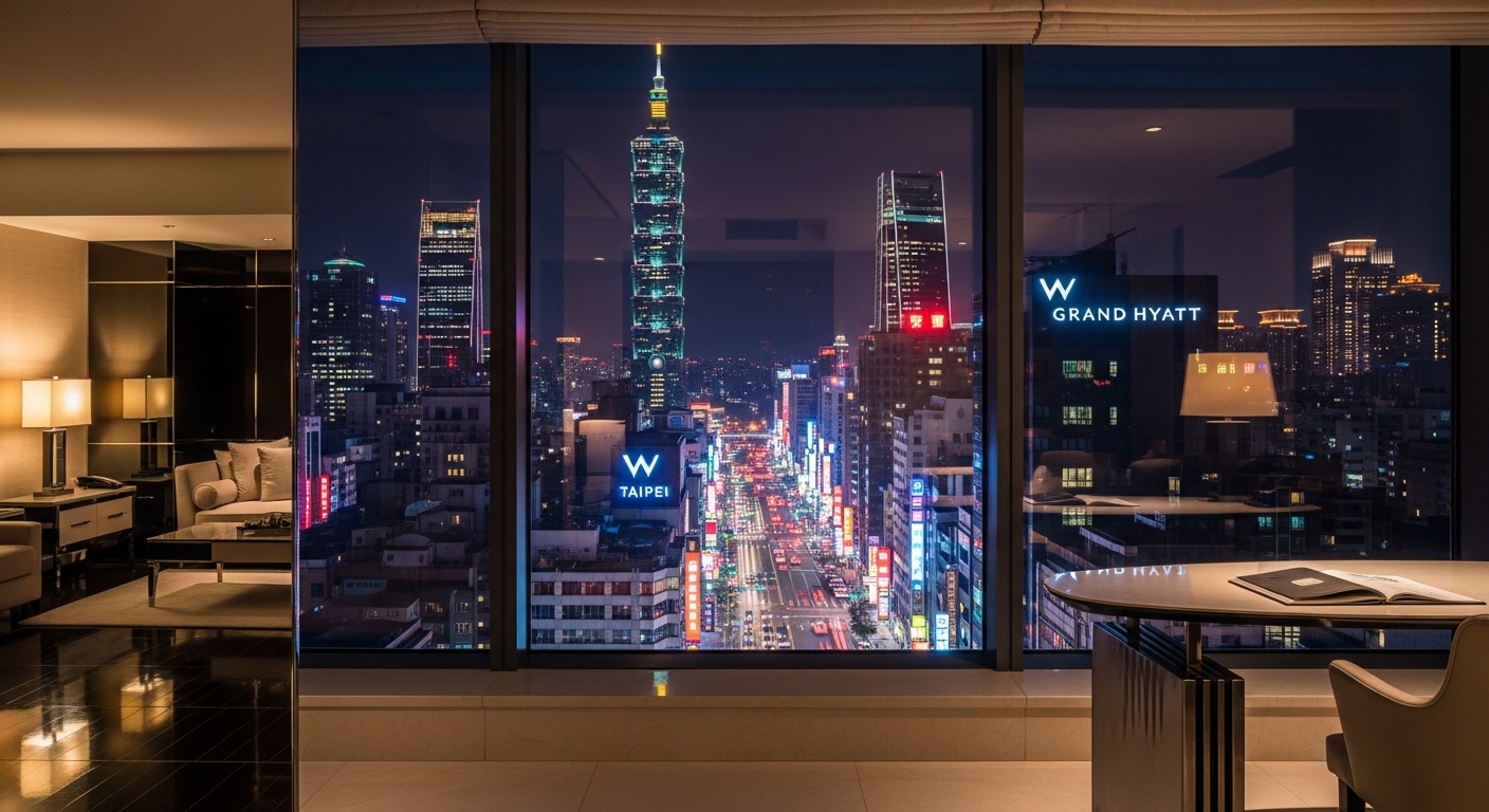 酒店經紀專業成長：夜晚城市景觀與職涯視角