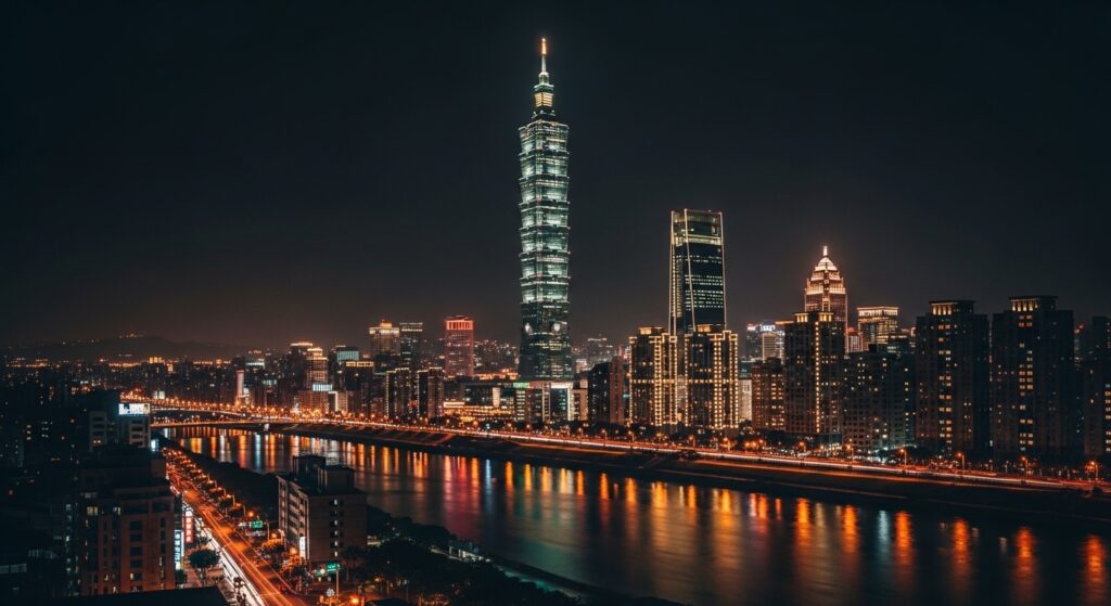 酒店開單觀察：第一支酒與談話策略，夜景背景