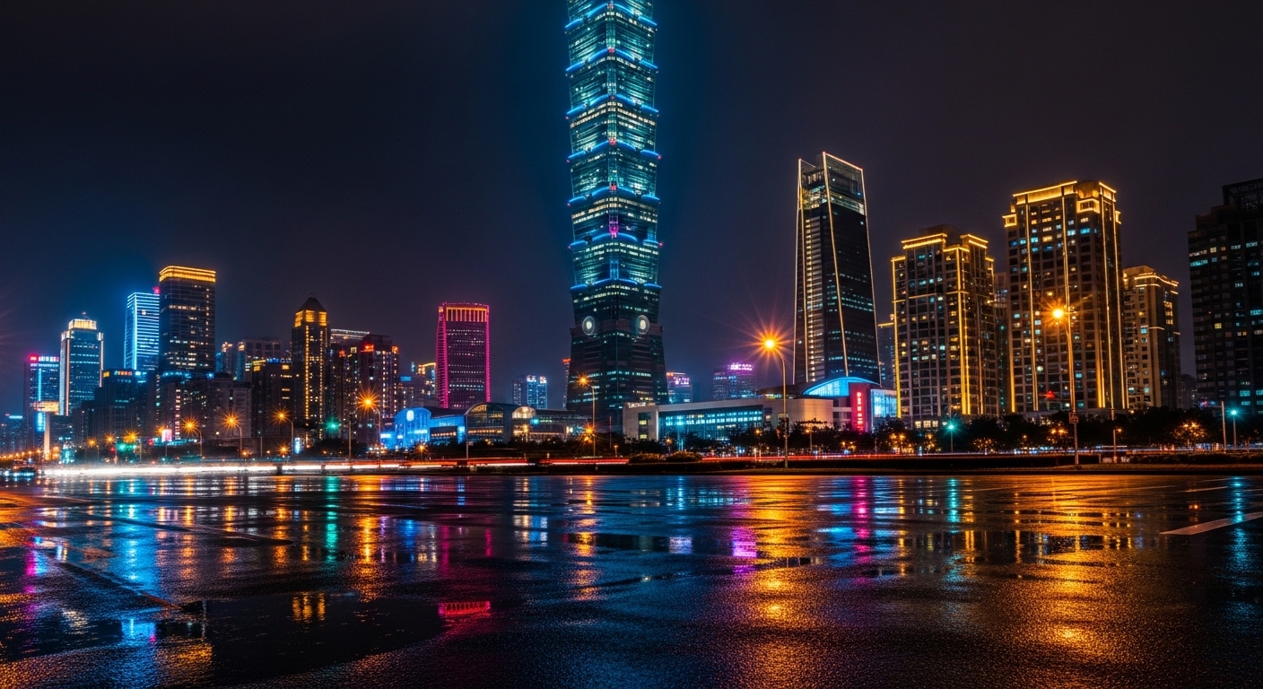 夜晚台北城景聚焦交友 App 客的產業觀察與專業女性形象