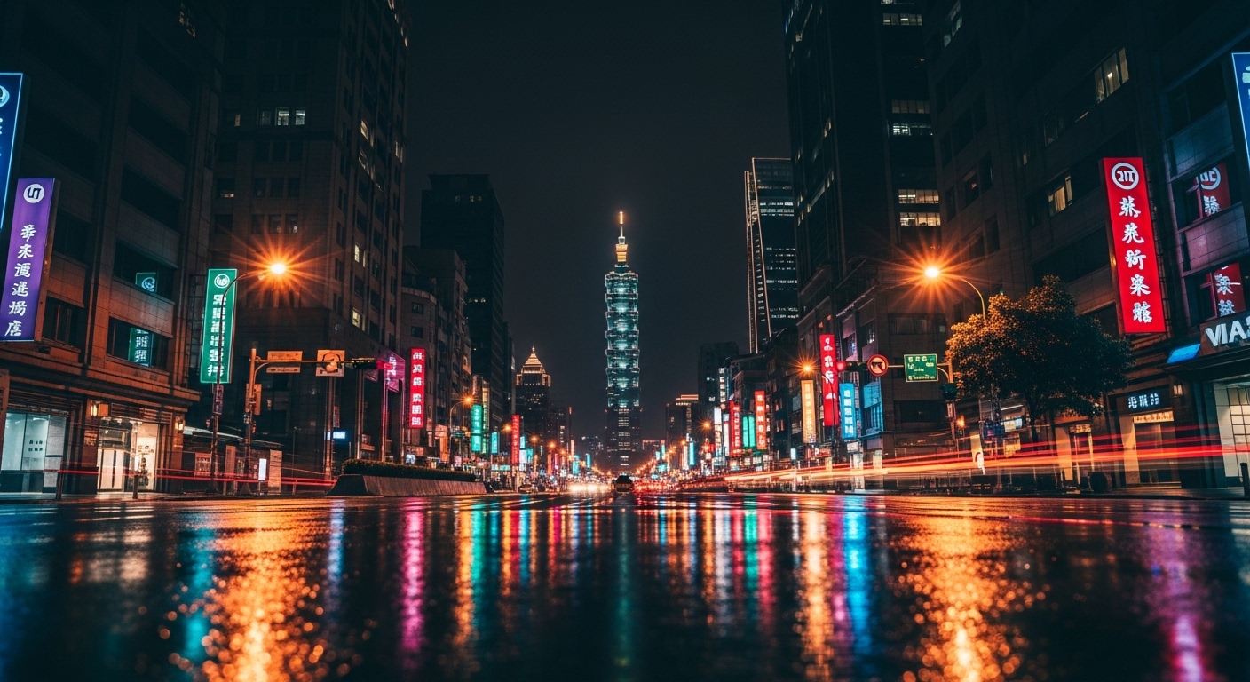 酒店經紀產業入門：台北夜景與專業形象示意