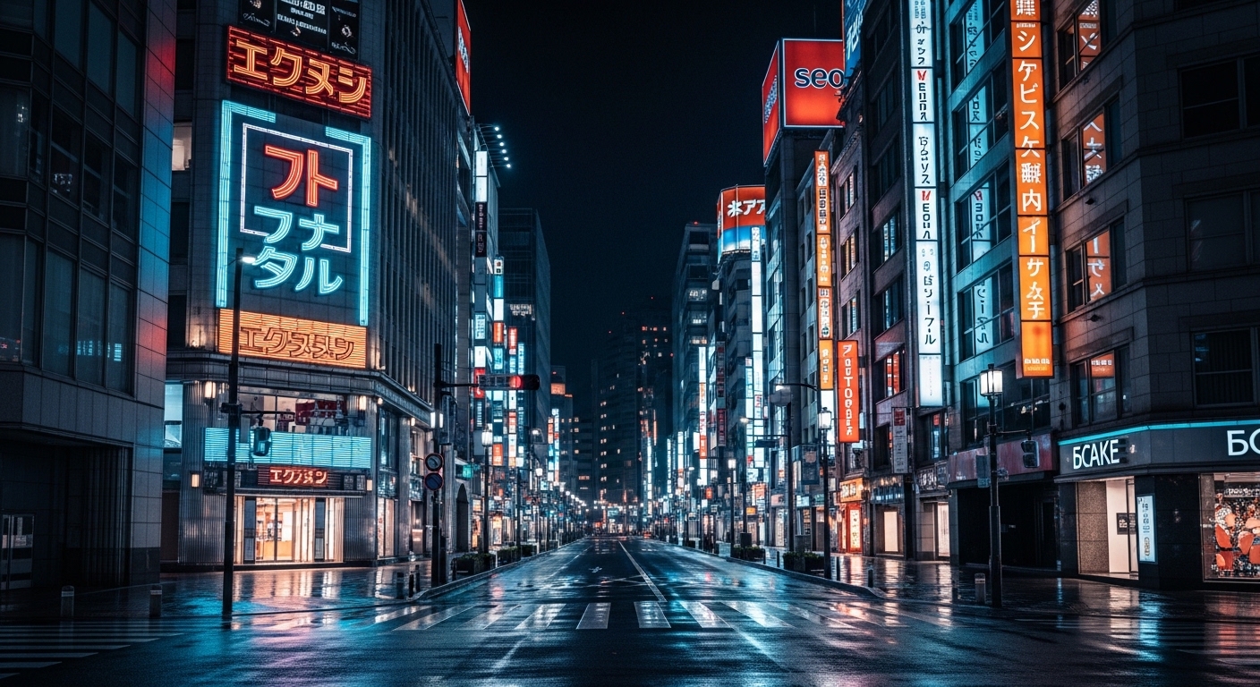 日本夜總會 銀座 夜景 夜生活 溫暖燈光 圖像